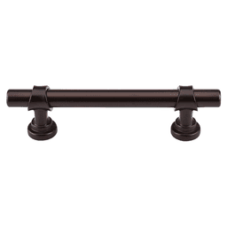 Top Knobs Antique Pewter Cabinet Pull - 3-3/4" Dakota Bit Pull - Image 2