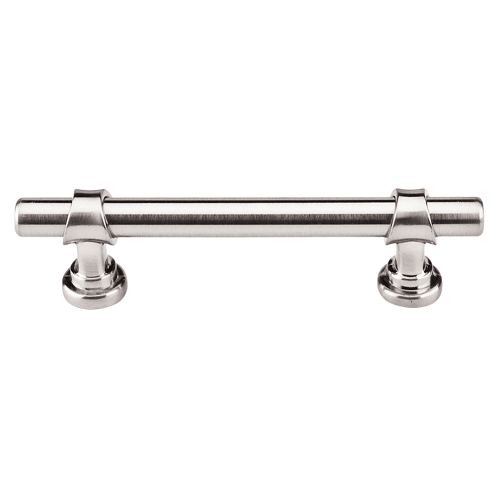 Brushed Satin Nickel Cabinet Pull - Top Knobs 3-3/4" Dakota Bit Pull