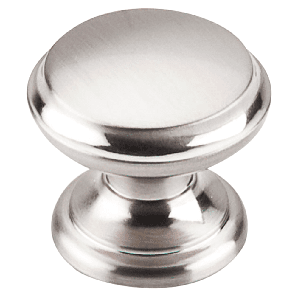 Brushed Satin Nickel Flat Top Knob by Top Knobs