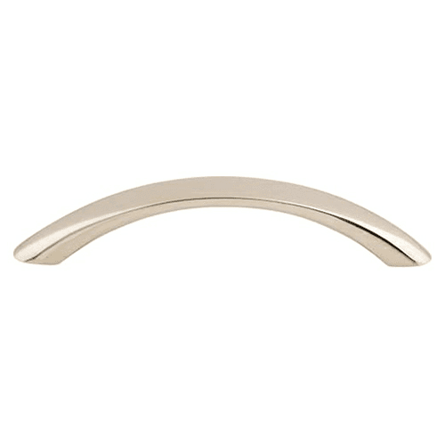 3&#45;3/4&quot; Asbury Nouveau Bow Pull, Polished Nickel - Main Image
