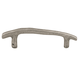 Affordable artisan-made Aspen 3-1/2" Twig Pull in Silicon Bronze Light for natural wood cabinetry by Top Knobs