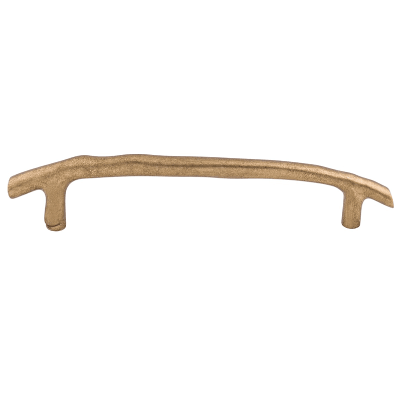 8" Aspen Twig Pull in Light Bronze, rustic and affordable cabinet hardware from Top Knobs