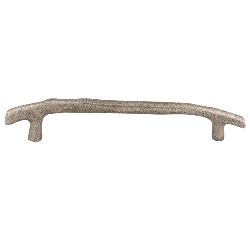 Top Knobs Aspen Collection: artisan-made 12" Twig Pull in Medium Bronze, perfect for vintage farmhouse or mountain lodge style interiors