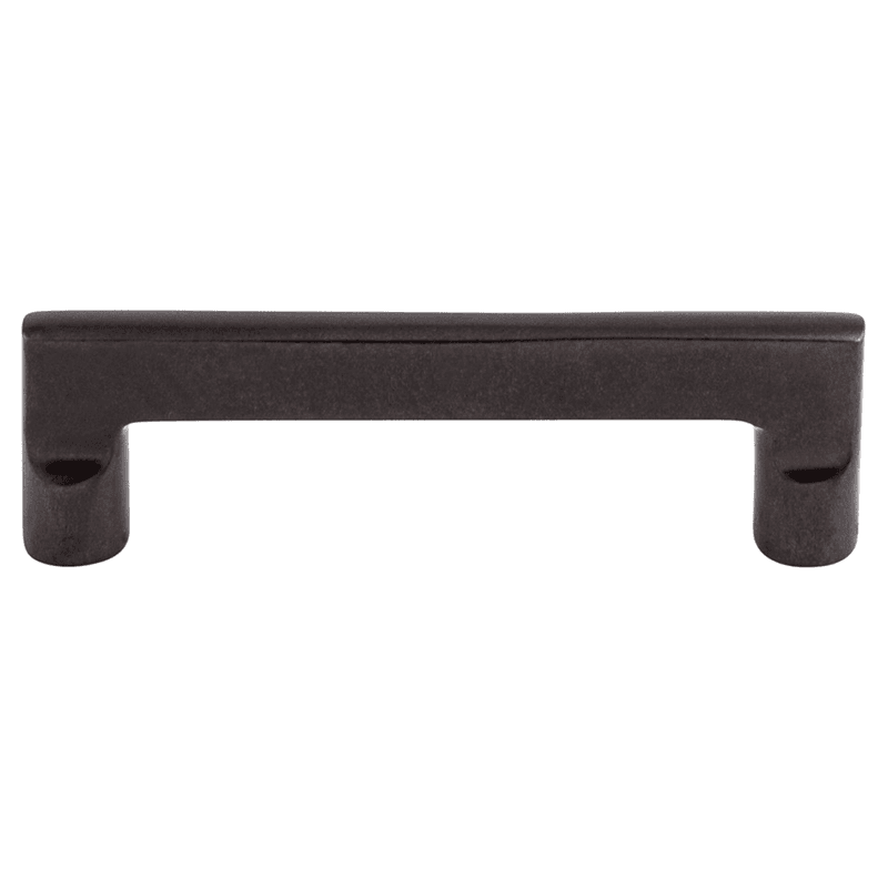 Affordable and Artisan-Made Aspen Collection Flat Sided Pull in Medium Bronze