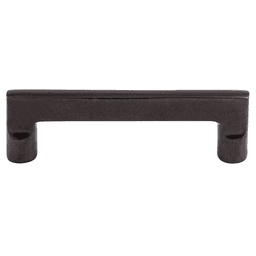 Affordable and Artisan-Made Aspen Collection Flat Sided Pull in Medium Bronze