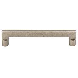 Top Knobs Aspen 6" Flat Sided Pull Medium Bronze rustic cabinet hardware