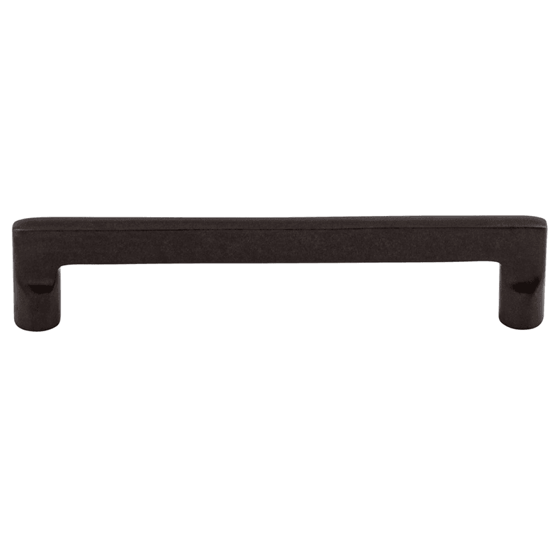 Affordable Top Knobs Aspen 6" Flat Sided Pull Medium Bronze for natural wood cabinetry