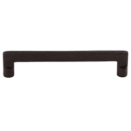 Affordable Top Knobs Aspen 6" Flat Sided Pull Medium Bronze for natural wood cabinetry