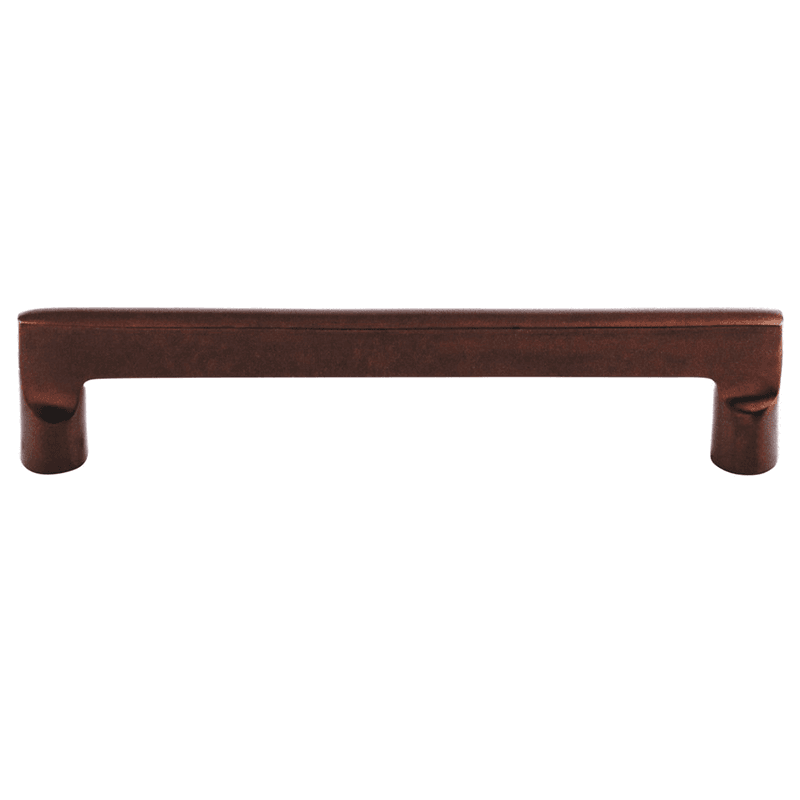 6" Aspen Flat Sided Pull in Mahogany Bronze for rustic and country interiors