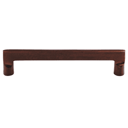 6" Aspen Flat Sided Pull in Mahogany Bronze for rustic and country interiors