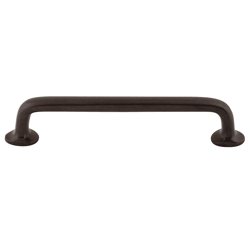 6" Aspen Rounded Pull in Medium Bronze for Rustic and Country Interiors by Top Knobs