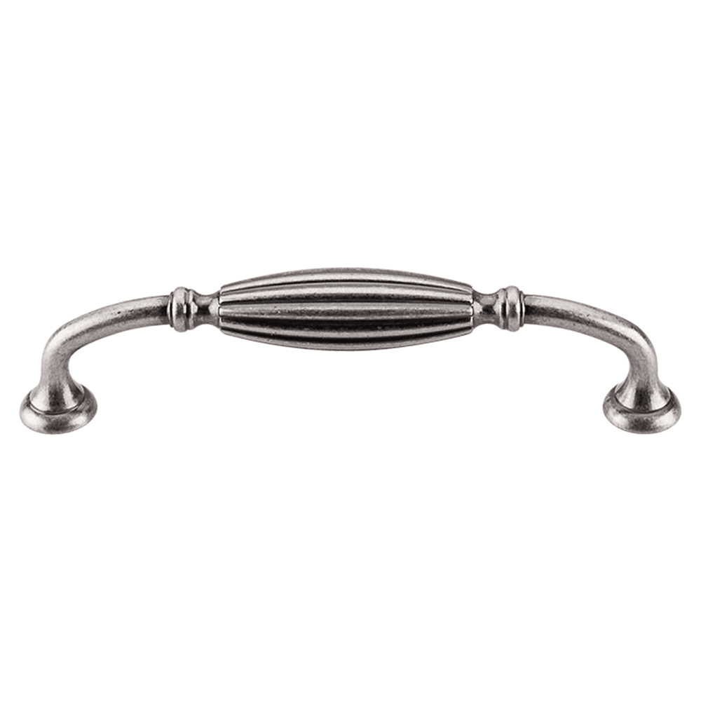 Modern and Sophisticated Tuscany Handle Pull by Top Knobs in Antique Pewter