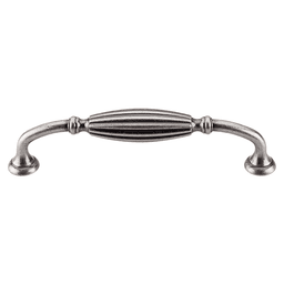 Modern and Sophisticated Tuscany Handle Pull by Top Knobs in Antique Pewter