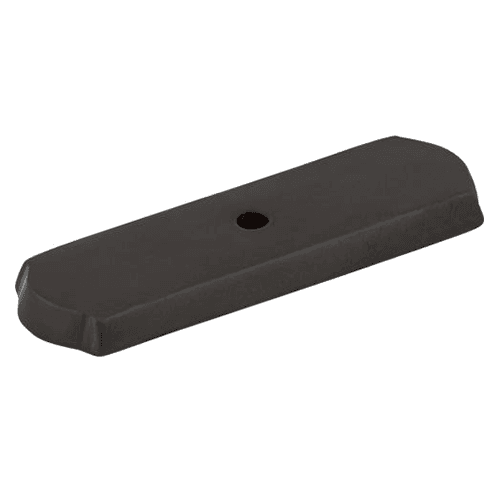 Aspen Knob Backplate in Medium Bronze for rustic interiors