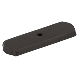 Aspen Knob Backplate in Medium Bronze for rustic interiors