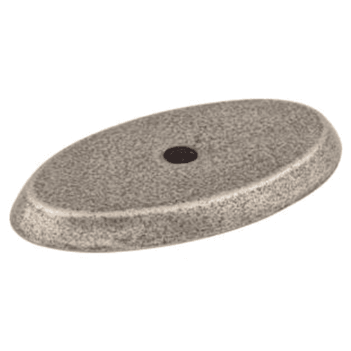 Aspen Knob Backplate in Light Bronze for Rustic Interiors