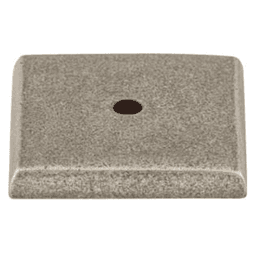 1-1/4" Aspen Knob Backplate in Silicon Bronze Light for Rustic and Country Interiors