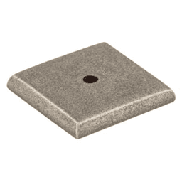 Affordable Aspen 1-1/4" Knob Backplate with Artisan-Made Look for Natural Wood Cabinetry