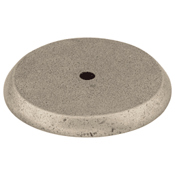 Aspen collection knob backplate with artisan-made look for rustic interiors by Top Knobs