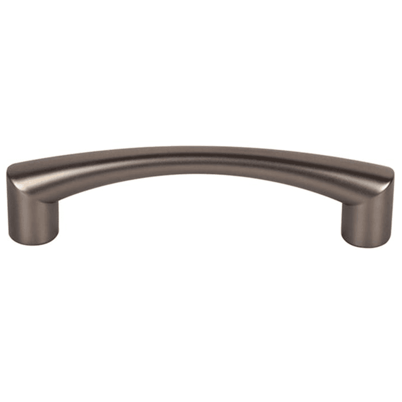 3-3/4" Nouveau Hidra Arch Pull in Ash Gray by Top Knobs - Contemporary Style