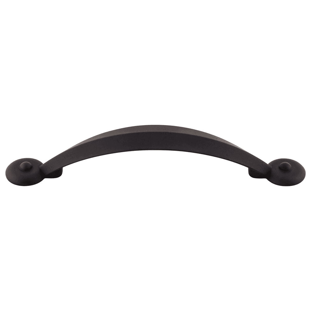 Premium 3-3/4" Dakota Angle Pull in Flat Black Finish by Top Knobs