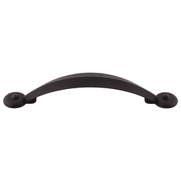 Premium 3-3/4" Dakota Angle Pull in Flat Black Finish by Top Knobs