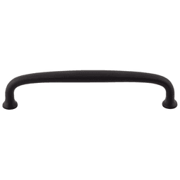 Dakota Handle Pull in Flat Black finish by Top Knobs, Traditional and Transitional style