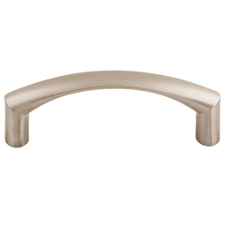 3" Nouveau Griggs Pull in Brushed Satin Nickel