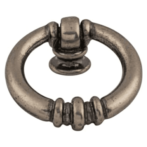 1&#45;5/8&quot; Tuscany Newton Ring Pull, Pewter Antique - Main Image