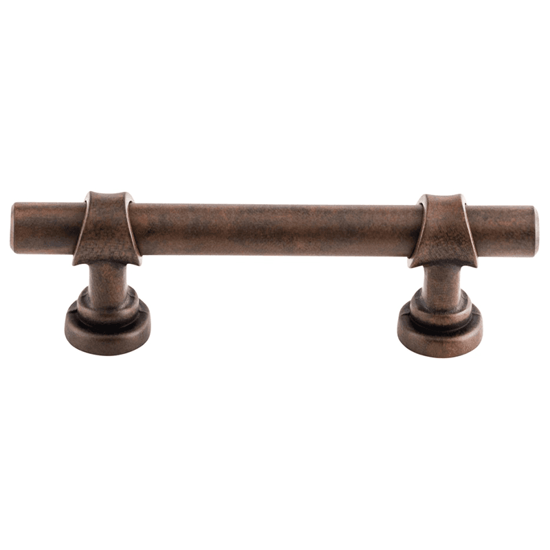 3" Dakota Bit Pull in Patina Rouge - Dakota Collection by Top Knobs