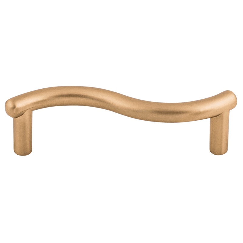 Brushed Bronze 3" Nouveau Spiral Pull by Top Knobs