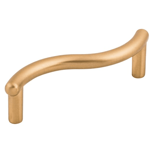 Minimalistic Nouveau 3" Spiral Pull in Brushed Bronze