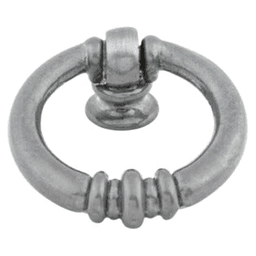 1&#45;5/8&quot; Tuscany Newton Ring Pull, Pewter Light - Main Image