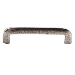 3-13/16" Britannia Wedge Pull with Solid Brass and Hammered Iron Details