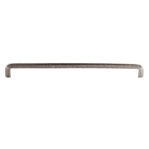 12" Rustic Brass and Hammered Iron Britannia Wedge Pull - Top Knobs