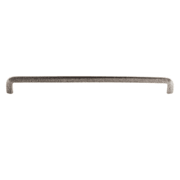 12" Rustic Brass and Hammered Iron Britannia Wedge Pull - Top Knobs