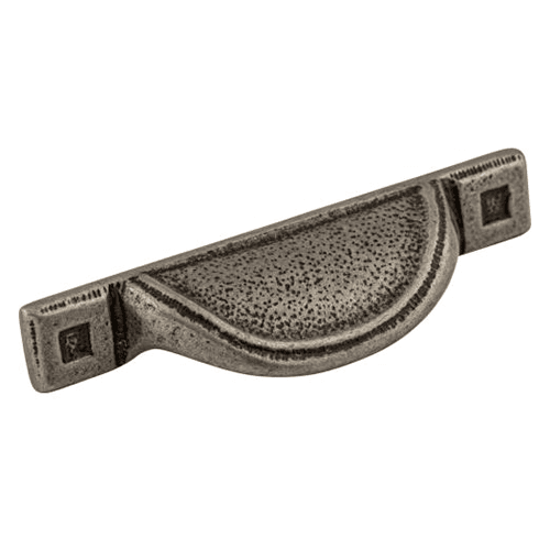 Britannia Inset Cup Pull in Cast Iron - Top Knobs