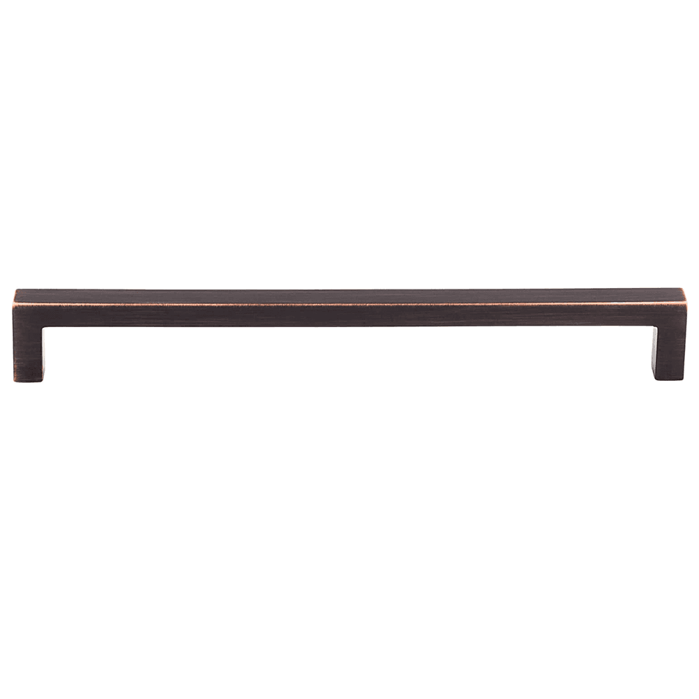 Contemporary Tuscan Bronze Square Bar Pull from Top Knobs