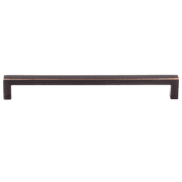 Contemporary Tuscan Bronze Square Bar Pull from Top Knobs