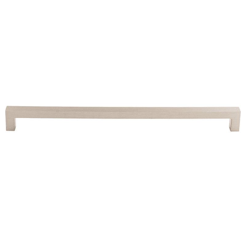 Elegant Brushed Satin Nickel 12" Asbury Square Bar Pull by Top Knobs