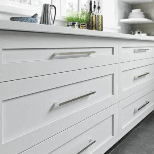 Top Knobs Asbury Square Bar Pull in Brushed Satin Nickel - 12"