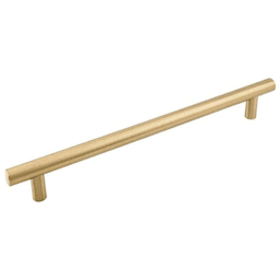 Premium quality black appliance handle from Top Knobs, with 5/8-inch base diameter and M5 screw pack included.