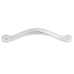 Dakota collection Polished Chrome Saddle Pull for cabinets by Top Knobs