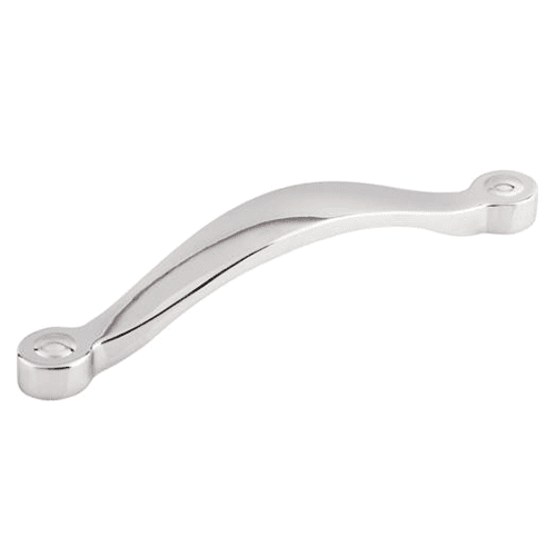 Top Knobs 5-1/16" Dakota Saddle Pull in Polished Chrome for cabinets