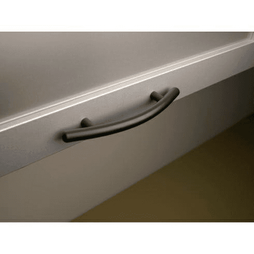 3&#45;3/4&quot; Nouveau Curved Bar Pull, Flat Black - Alt Image 1