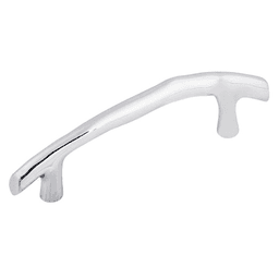 Handcrafted cast bronze 5" pull from the Aspen II collection by Top Knobs