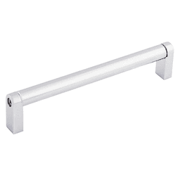 Bold and eye-catching Pennington Bar Pull in 6-5/16" length and polished chrome finish.