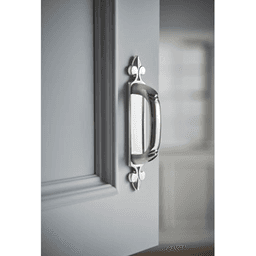 Tuscany Dover Pull Backplate in Brushed Satin Nickel by Top Knobs