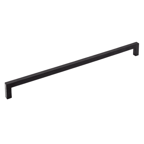 Contemporary Nouveau Square Bar Pull in Flat Black finish