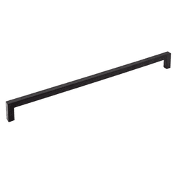 Contemporary Nouveau Square Bar Pull in Flat Black finish